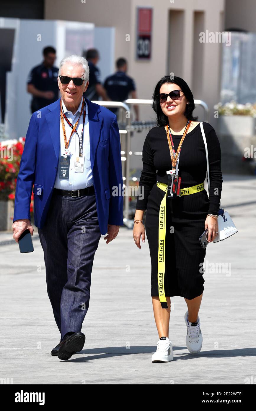 (L to R) Piero Ferrari (ITA) Ferrari VicePresident with his wife
