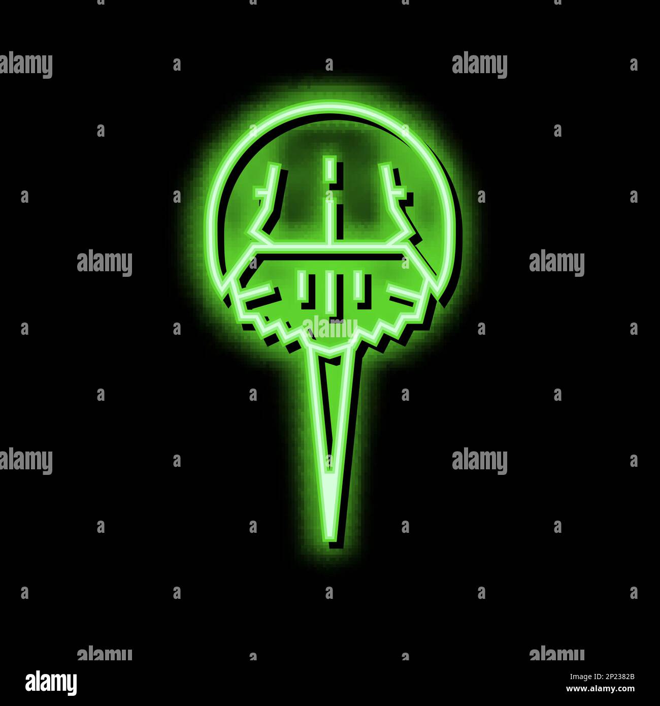 Arthropod Horseshoe Crab Ocean Neon Glow Icon Illustration Stock Vector arthropod-horseshoe-crab-ocean-neon-glow-icon-illustration-stock-vector