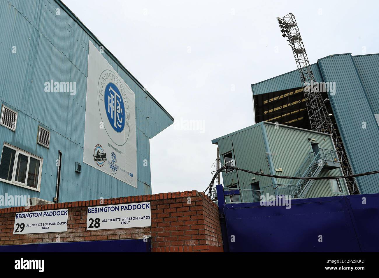 A general view of Prenton Park during the Sky Bet League 2 match between Tranmere Rovers and Hartlepool United at Prenton Park, Birkenhead on Saturday 4th March 2023. (Photo: Chris Donnelly | MI News) Credit: MI News & Sport /Alamy Live News Stock Photo