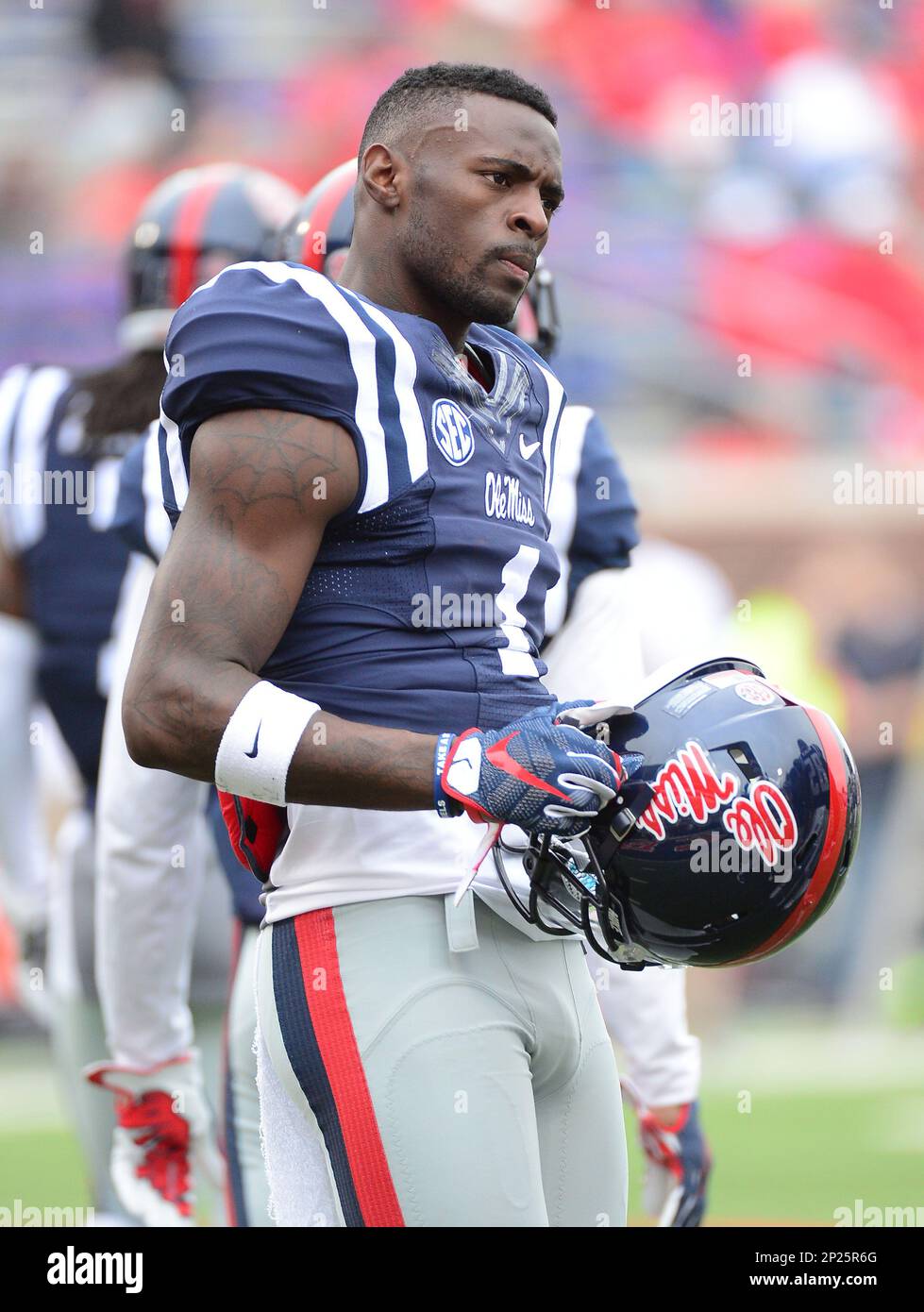 Ole Miss Rebels Laquon Treadwell (1) During A Game Against The New ...