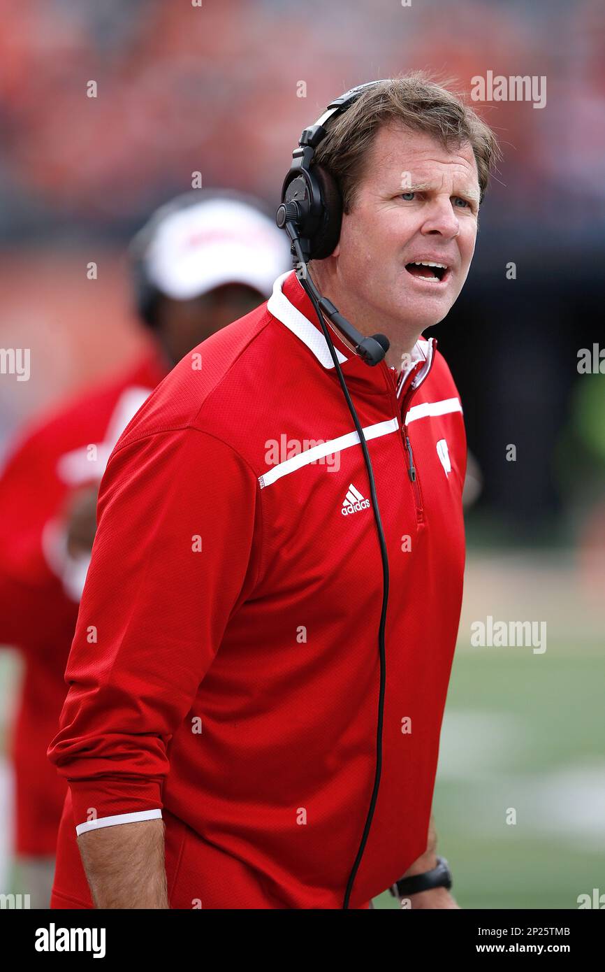 wisconsin-badgers-special-teams-coordinator-chris-haering-looks-on-from