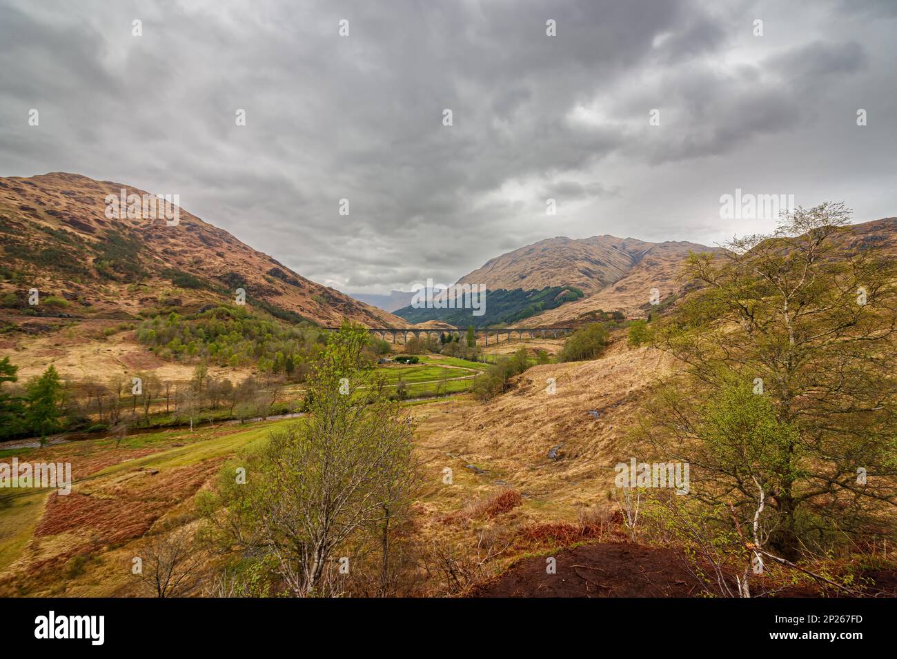 The Glenfinnan Viaduct is a railway viaduct on the West Highland Line ...