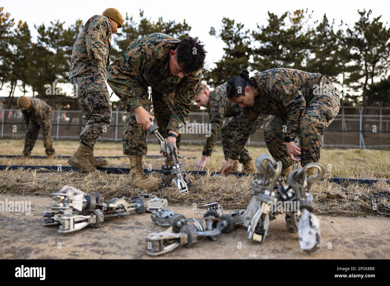 U.S. Marines with III Marine Expeditionary Force Support Battalion, III