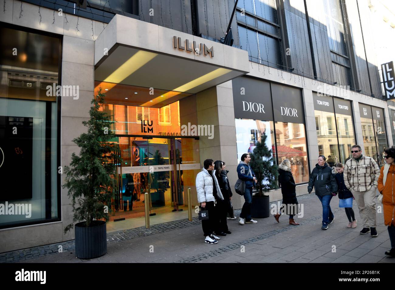 Copenhagen /Denmark/04 March 2023/Illum department store on stroeghet