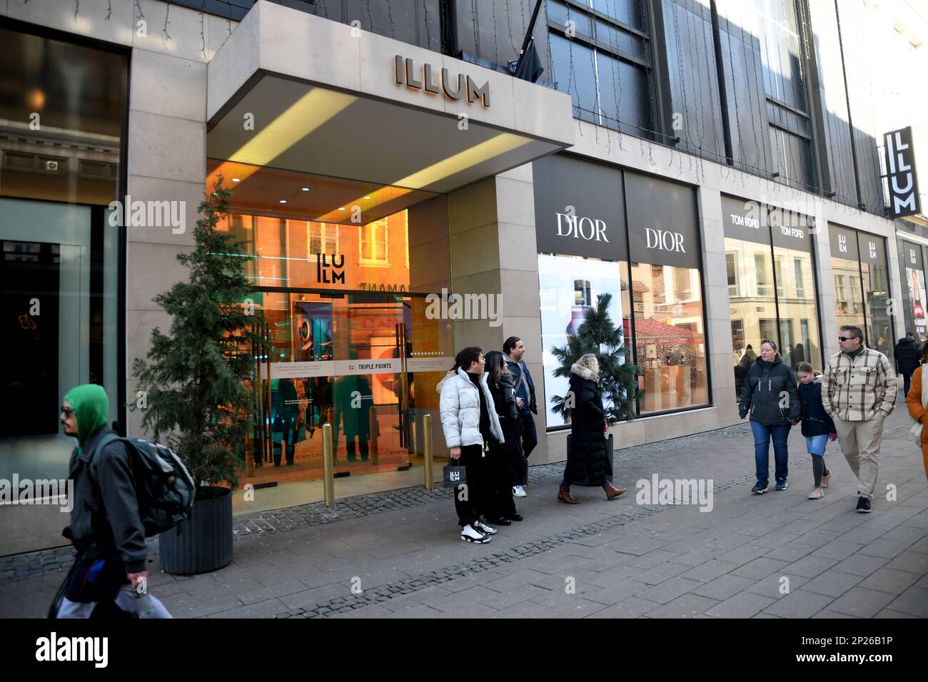 Copenhagen /Denmark/04 March 2023/Illum department store on stroeghet