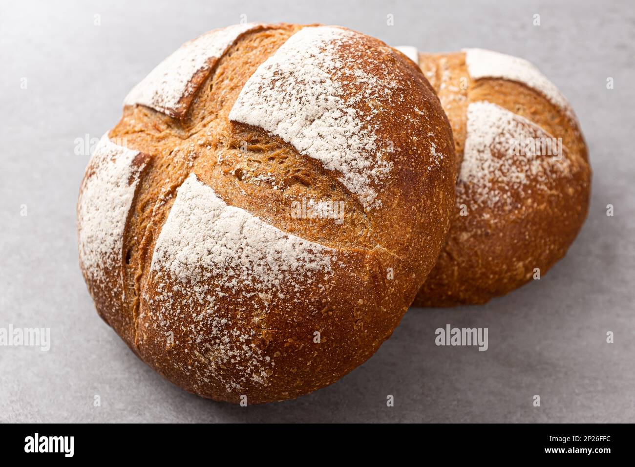 french food culture. bread for dinner. traditional bread Stock Photo