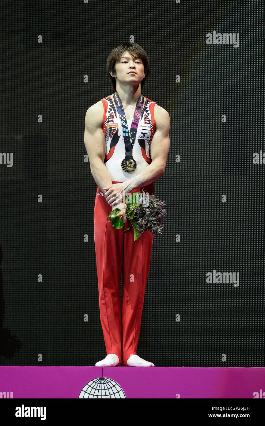 Oct 30 2015 Glasgow United Kingdom KOHEI UCHIMURA Of Japan Won oct-30-2015-glasgow-united-kingdom-kohei-uchimura-of-japan-won