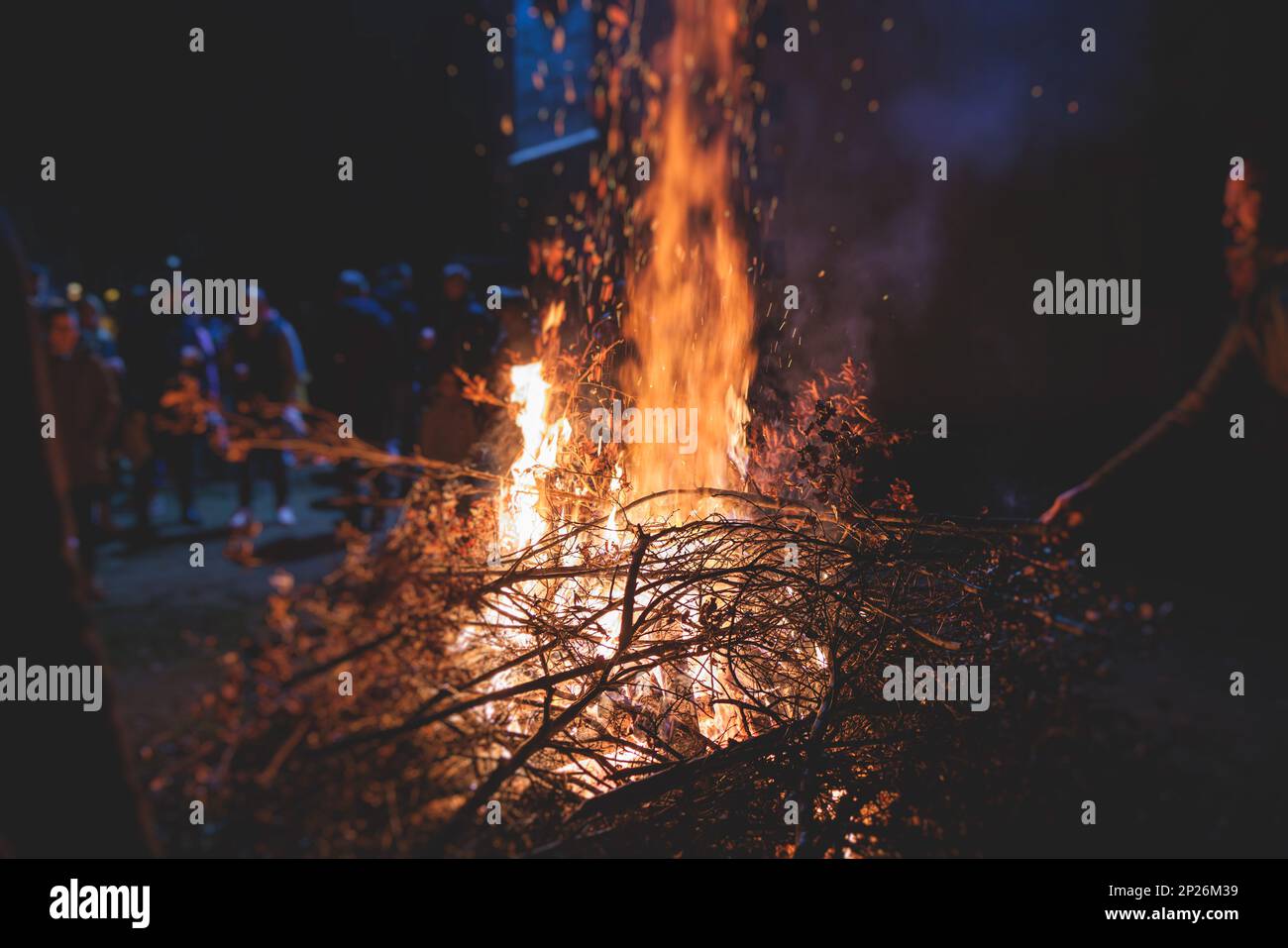 Orthodox Christmas celebration in Montenegro and Serbia, process of