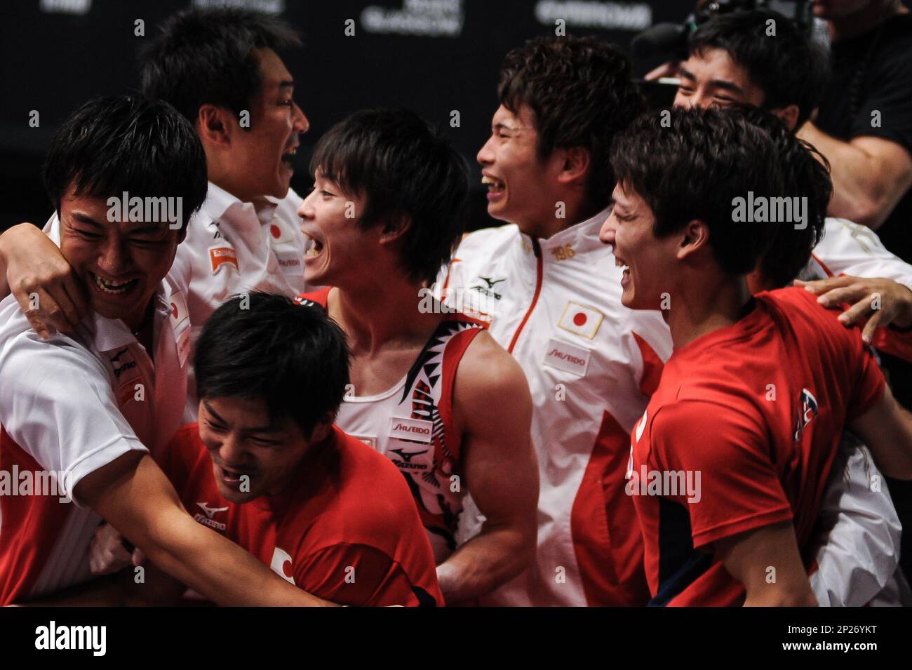 Oct 28 2015 Glasgow United Kingdom The Men s Gymnastics Team oct-28-2015-glasgow-united-kingdom-the-men-s-gymnastics-team