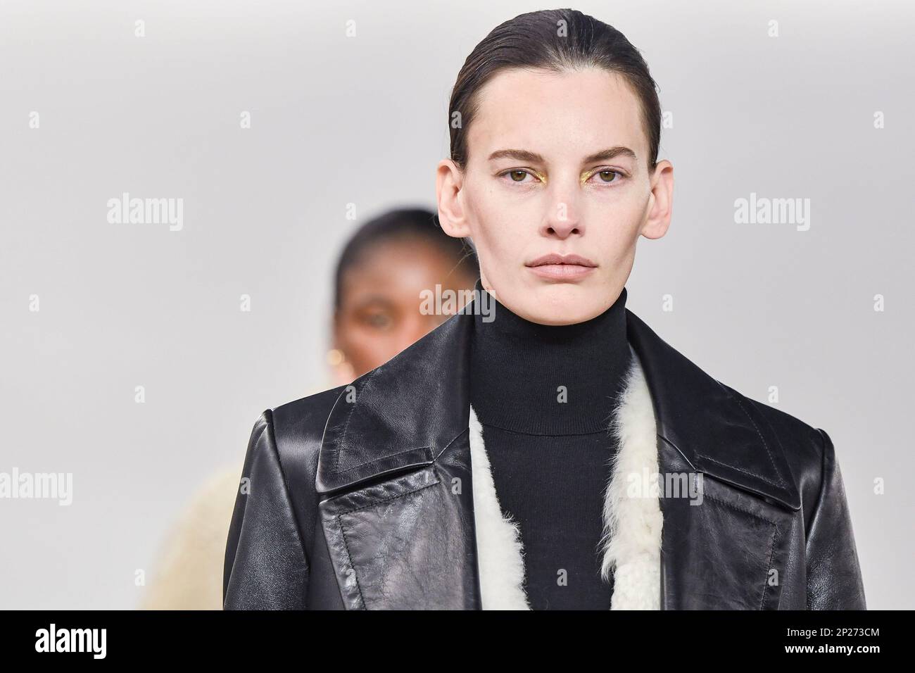 Paris, France. 02nd Mar, 2023. Models on the runway at the Chloe ...