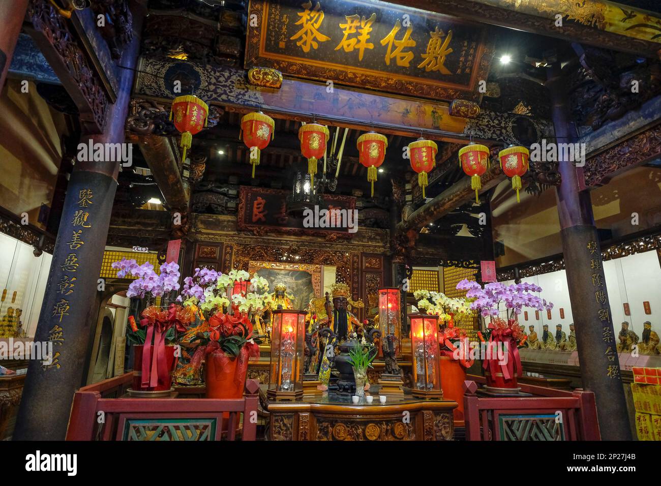 Tainan, Taiwan - February 4, 2023: Taiwan City God Temple in Tainan, Taiwan. Stock Photo
