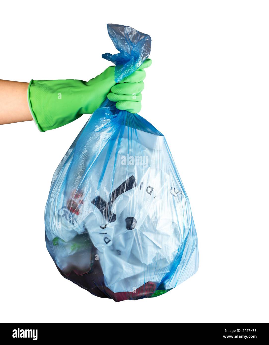 bin bag garbage, Bin,Trash, Garbage, Rubbish, Plastic Bags pile isolated on  background white Stock Photo - Alamy