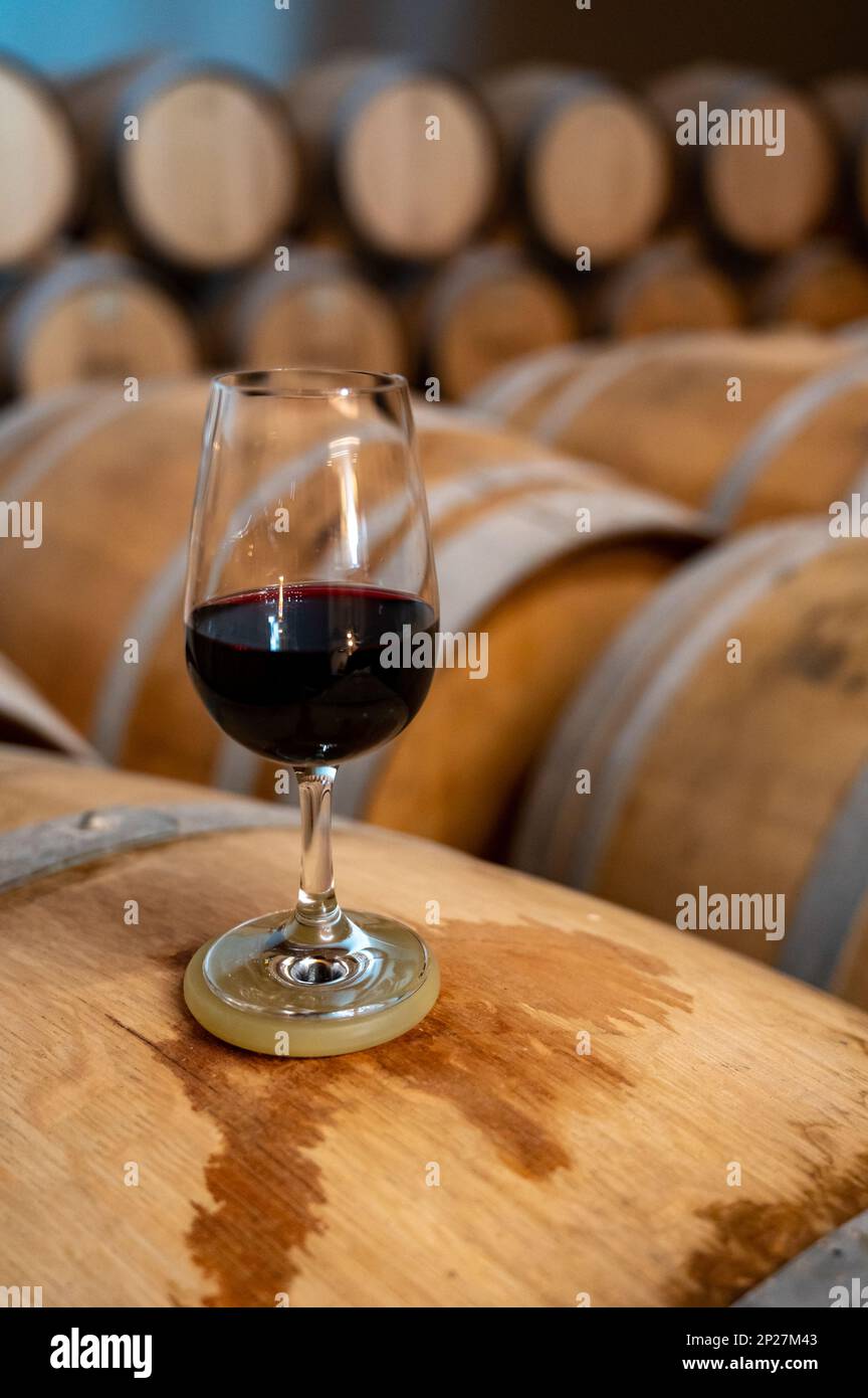 American oak barrels rioja hi-res stock photography and images - Alamy