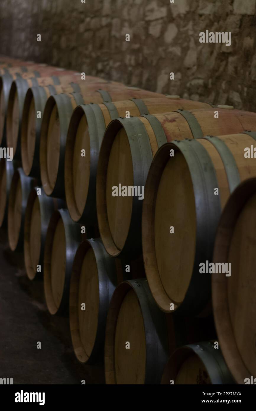 Rioja aging in french oak hi-res stock photography and images - Alamy