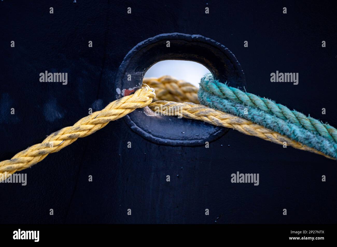 Coiled blue rope hi-res stock photography and images - Page 4 - Alamy