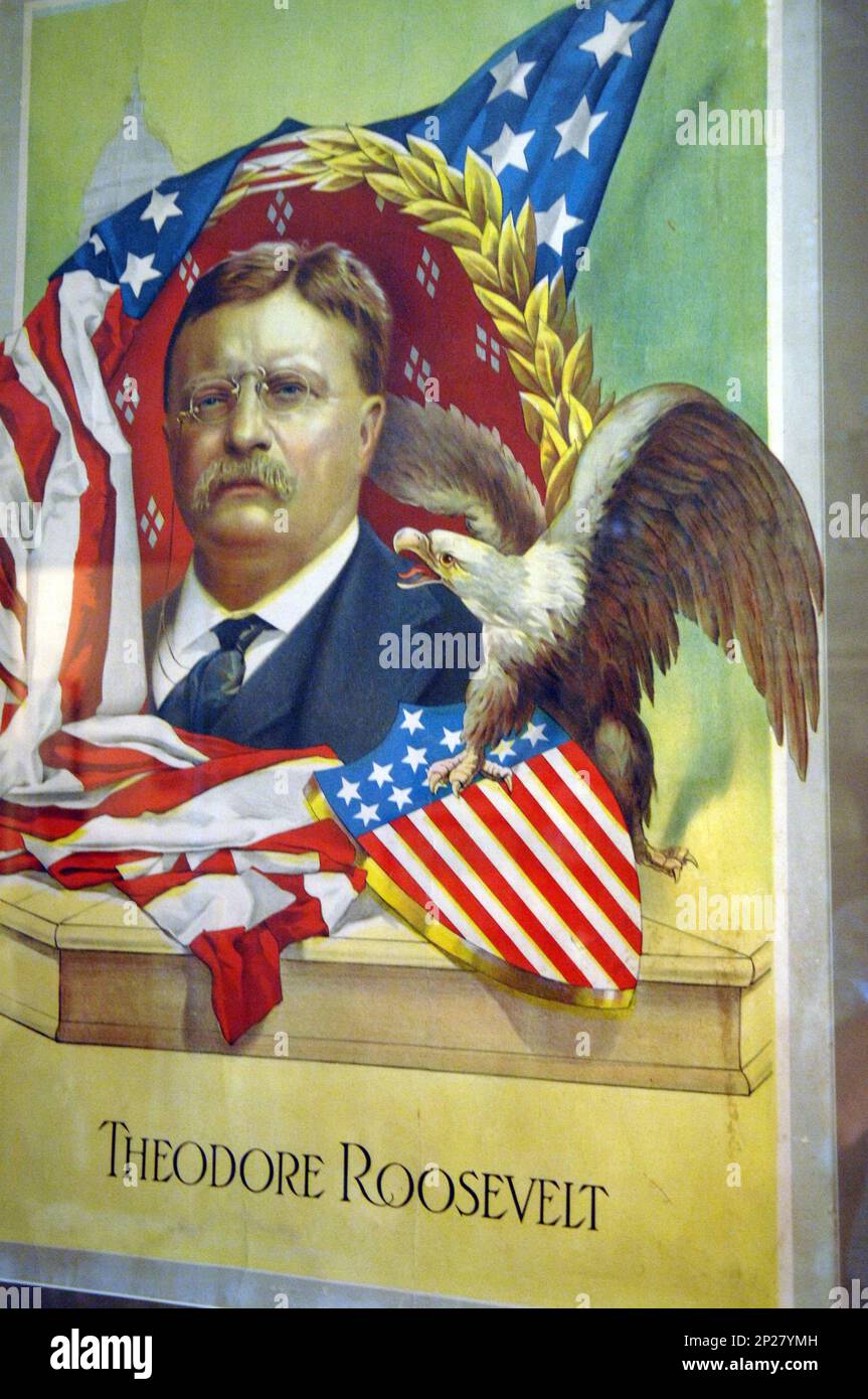 Lobbyist David Weiman and his wife Nancy display political memorabilia