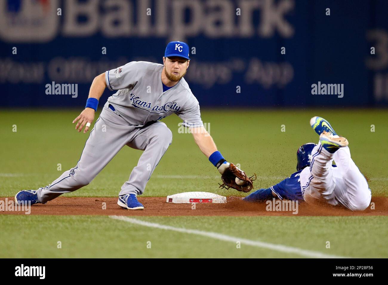 Ben Zobrist gets his first start at second base for Royals