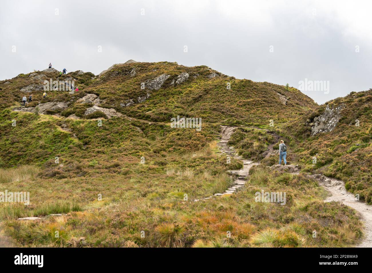The trossachs landscape in the Scottish highlands Stock Photo Alamy