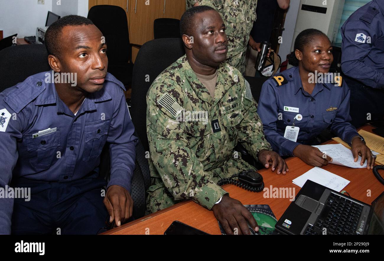 230130-N-DK722-1020 (Jan. 30, 2023) LAGOS, Nigeria – U.S. Navy Lt ...