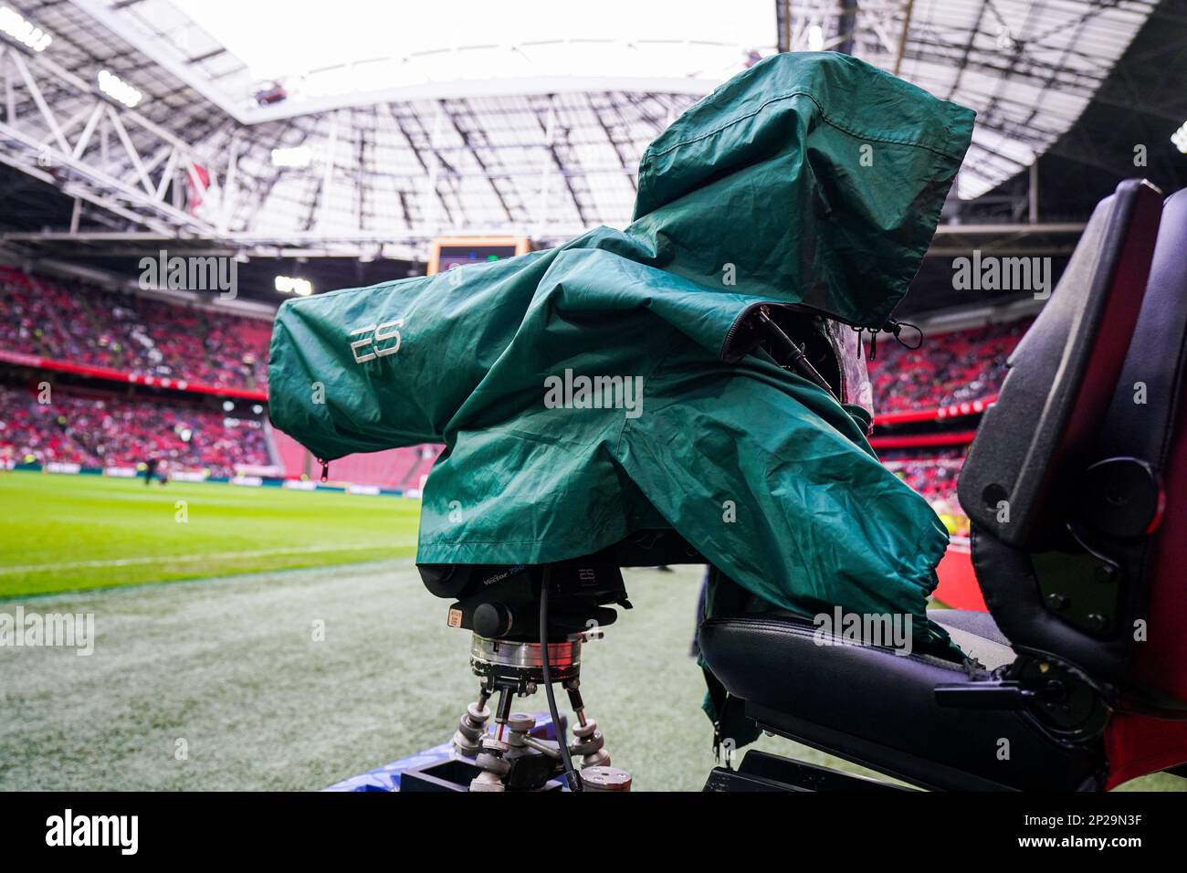 Amsterdam - Camera during the match between Ajax V1 v Feyenoord V1 at Johan Cruyff Arena on 4 March 2023 in Amsterdam, Netherlands. (Box to Box Pictures/Yannick Verhoeven) Stock Photo