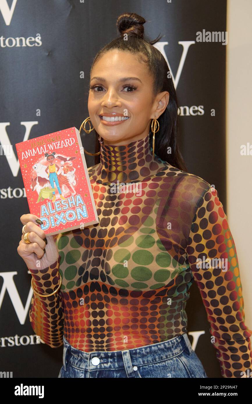 London, UK . 4 March, 2023 . Alesha Dixon attends a book signing at