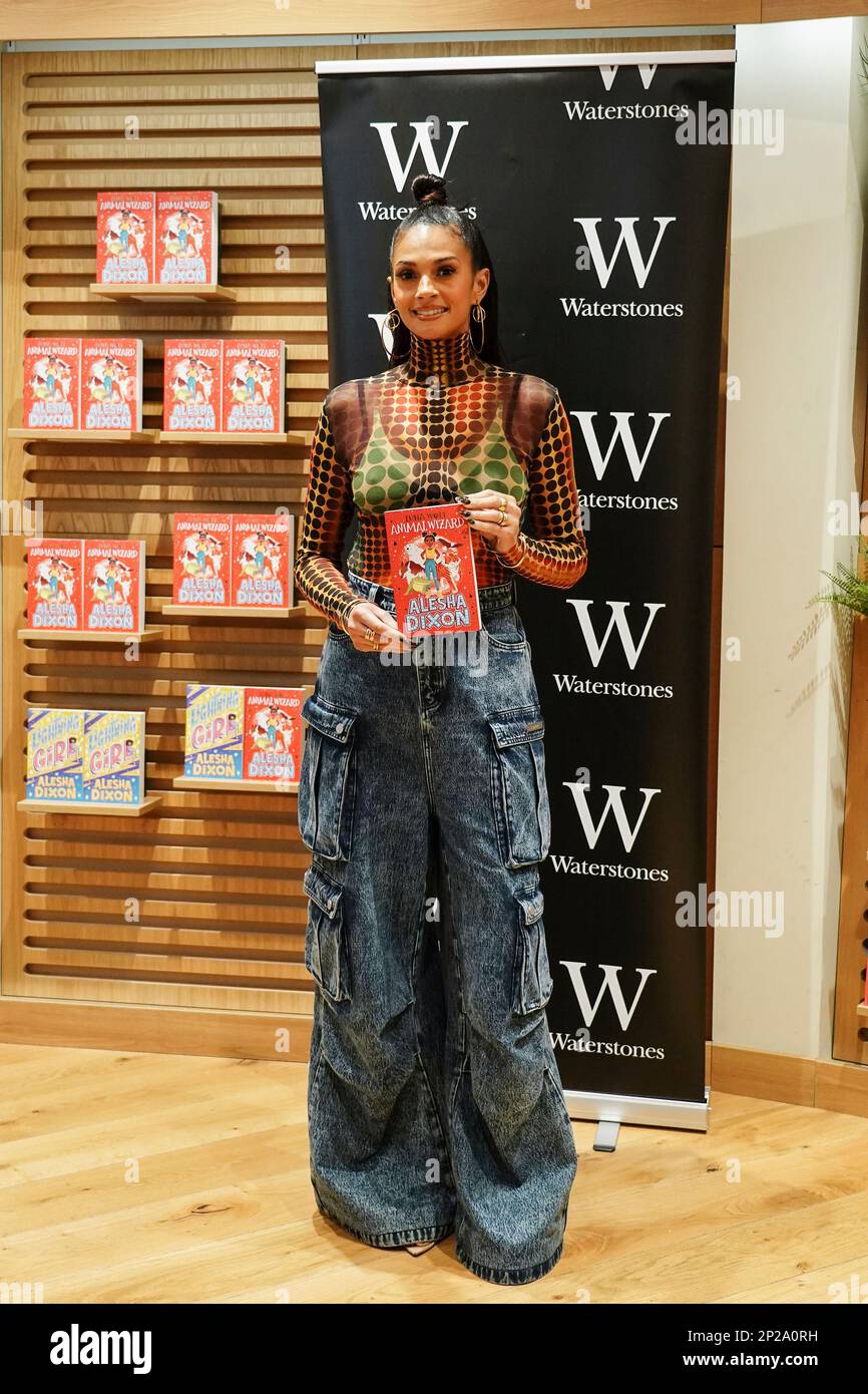 Alesha Dixon at a book signing of her new children's book Luna Wolf