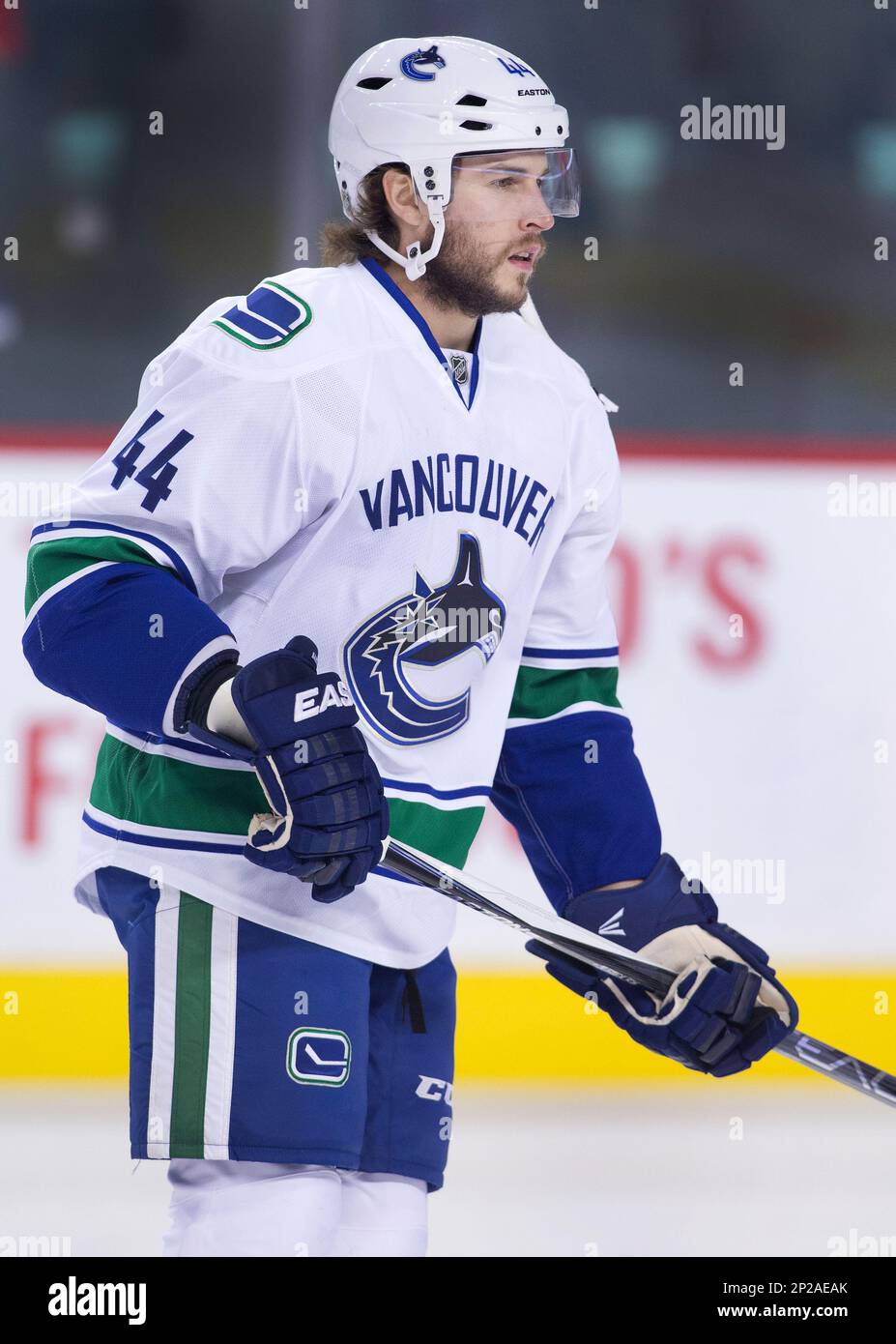 Nhl Profile Photo On Vancouver Canucks Matt Bartkowski During A Game