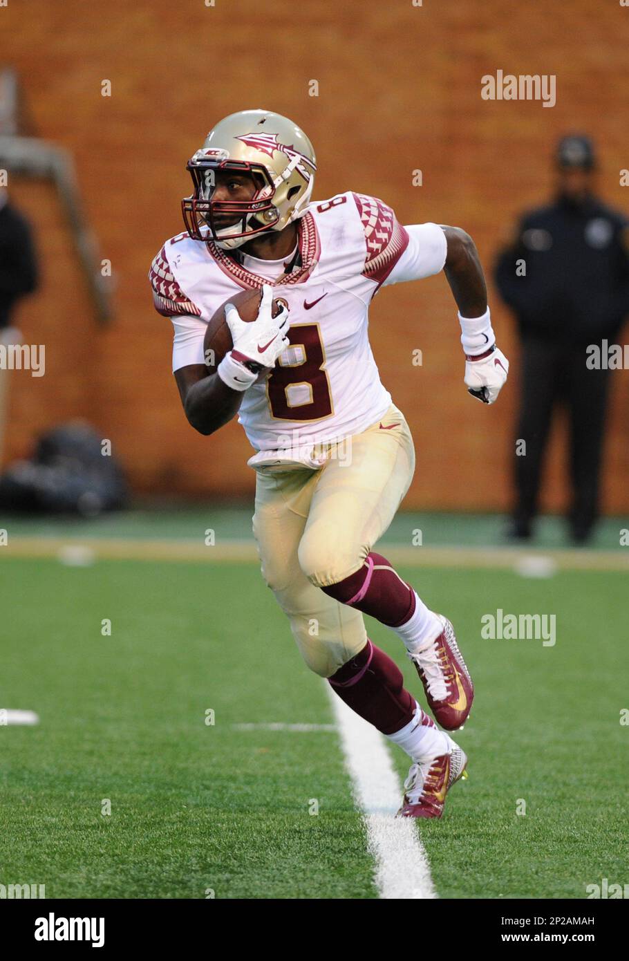 October 03, 2015 Florida State Seminoles wide receiver Kermit Whitfield (8) during the ACC