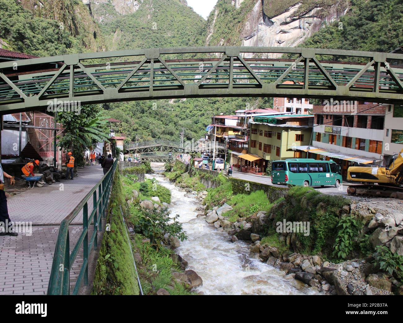 Machu Picchu village in Peru Stock Photo - Alamy