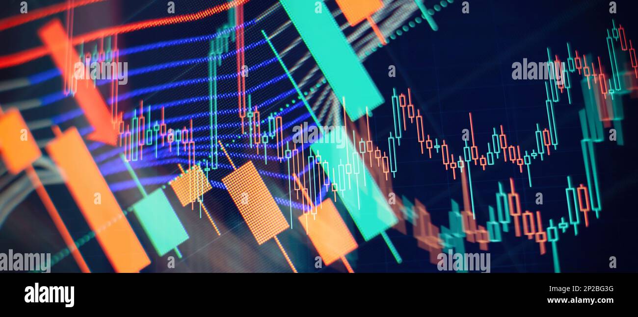 Analyzing investment statistics and indicators on dashboard for trading