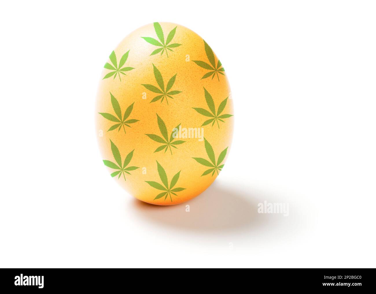 Easter egg isolated on white background 6 Stock Photo