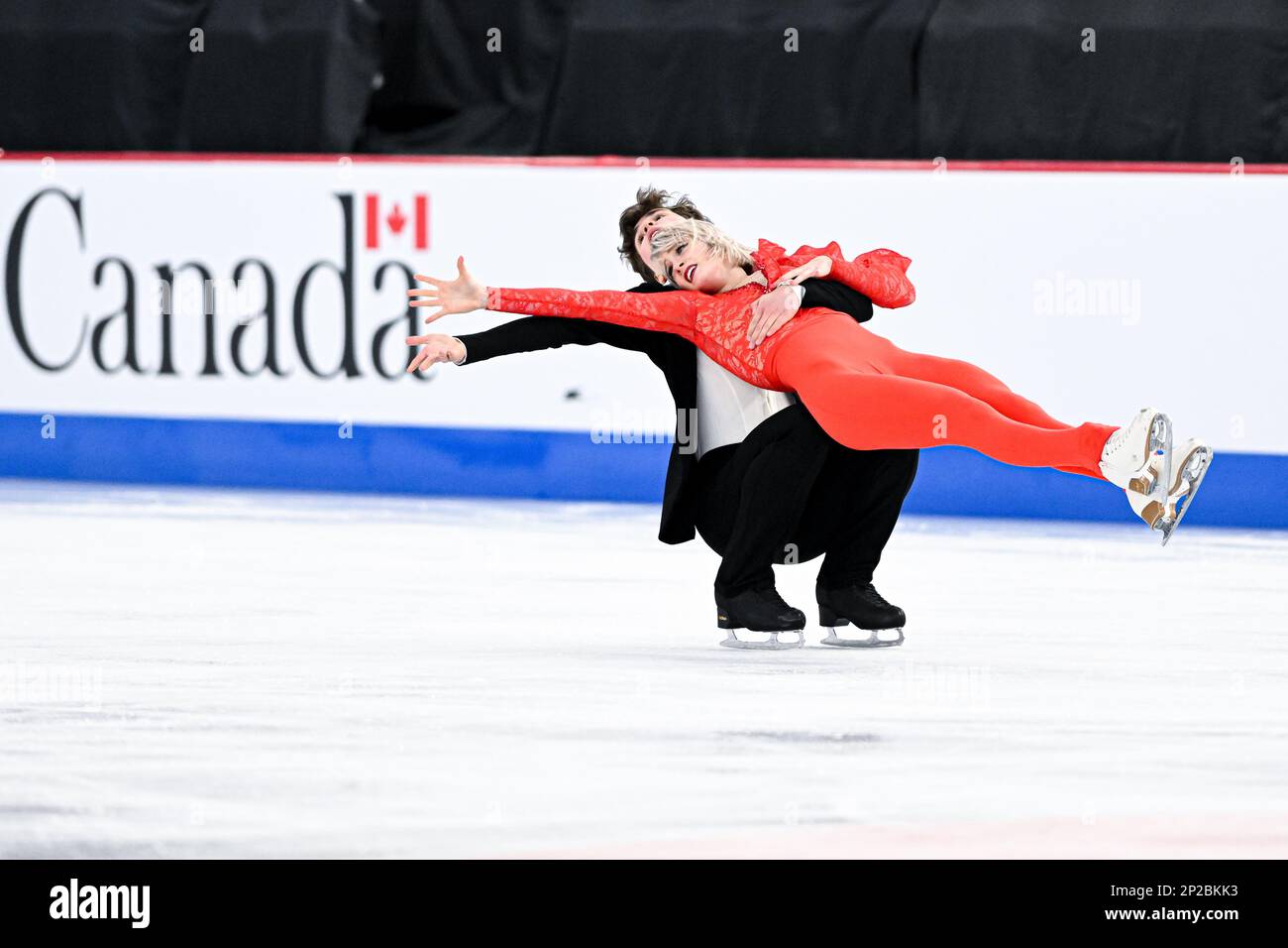 Elizabeth TKACHENKO & Alexei KILIAKOV (ISR), during Junior Ice Dance Rhythm Dance, at the ISU