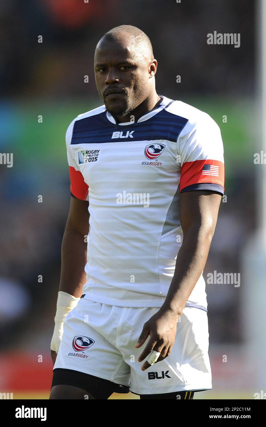 27 September 2015: Takudzwa Ngwenya of USA during Match 18 of the Rugby  World Cup 2015