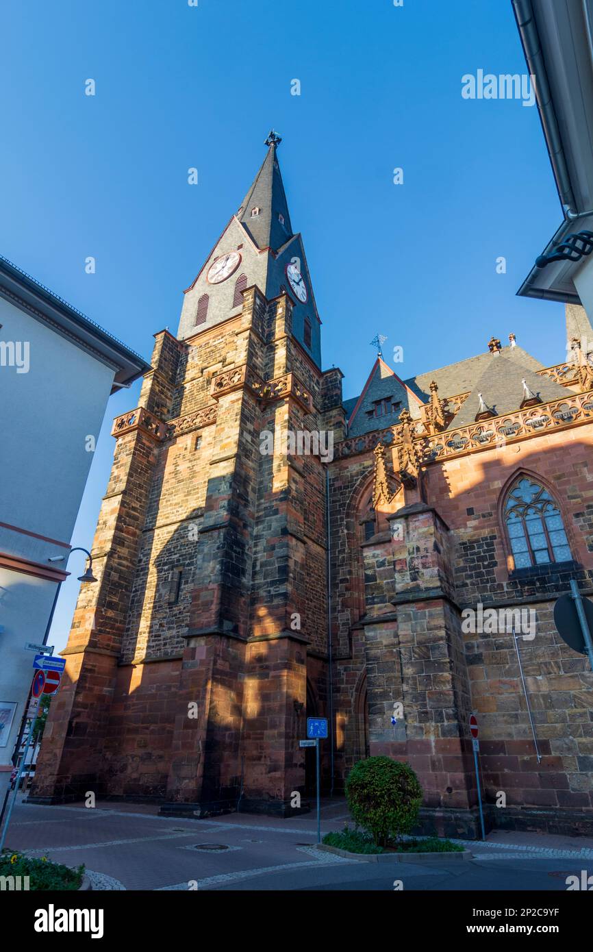 Friedberg: Evangelical Church of Our Lady in Taunus, Hessen, Hesse, Germany Stock Photo