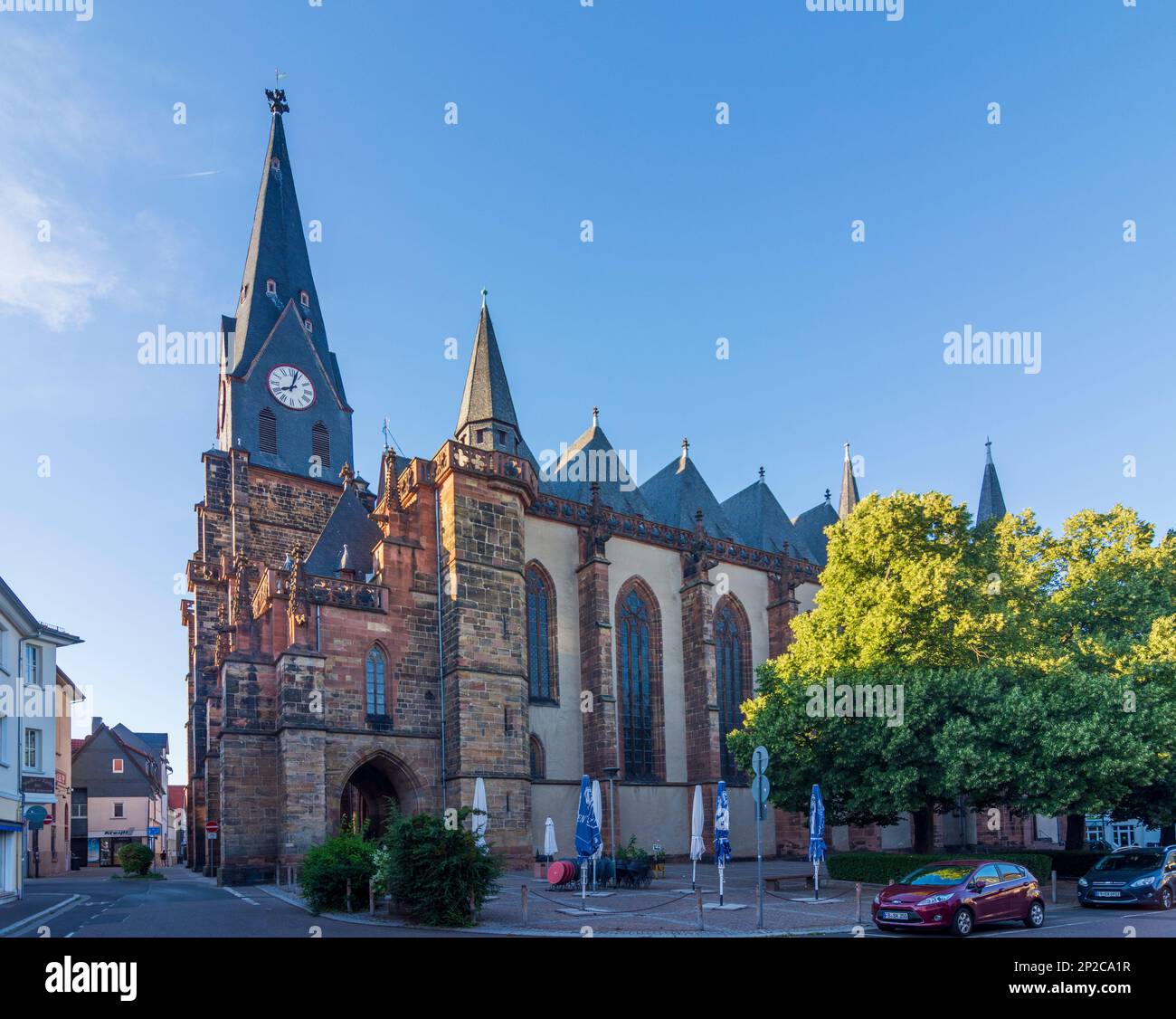 Friedberg: Evangelical Church of Our Lady in Taunus, Hessen, Hesse, Germany Stock Photo
