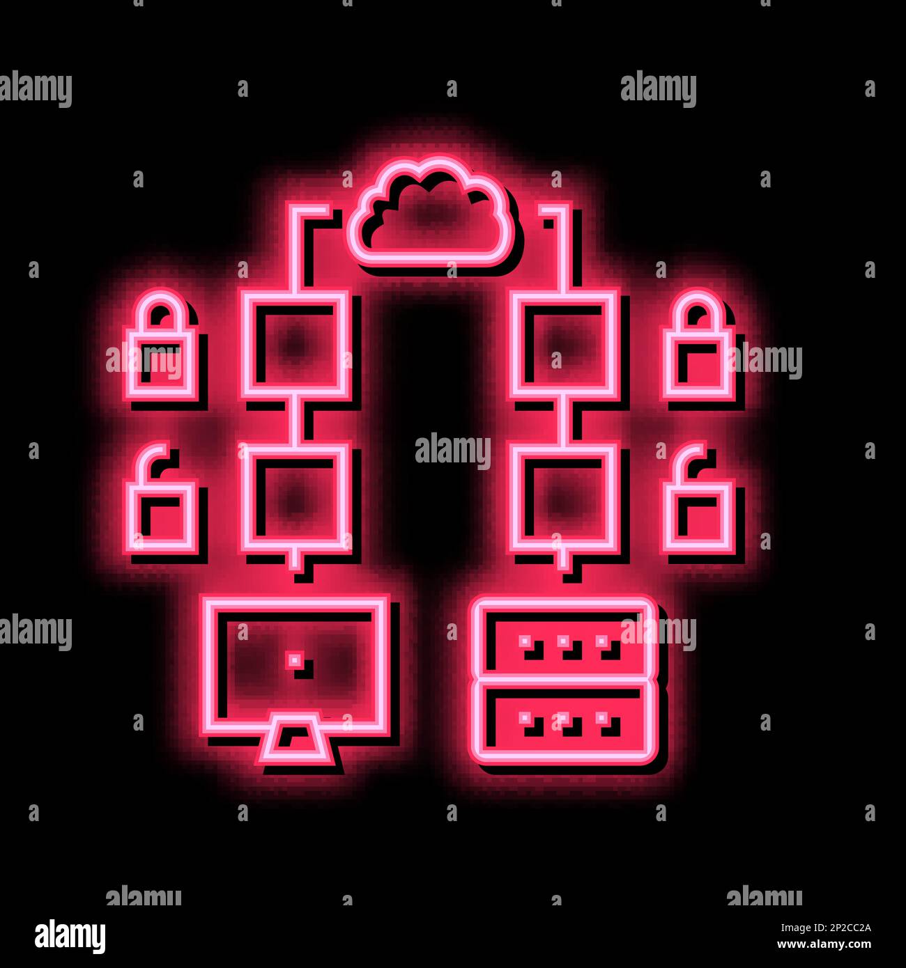 Ssh background Stock Vector Images - Alamy