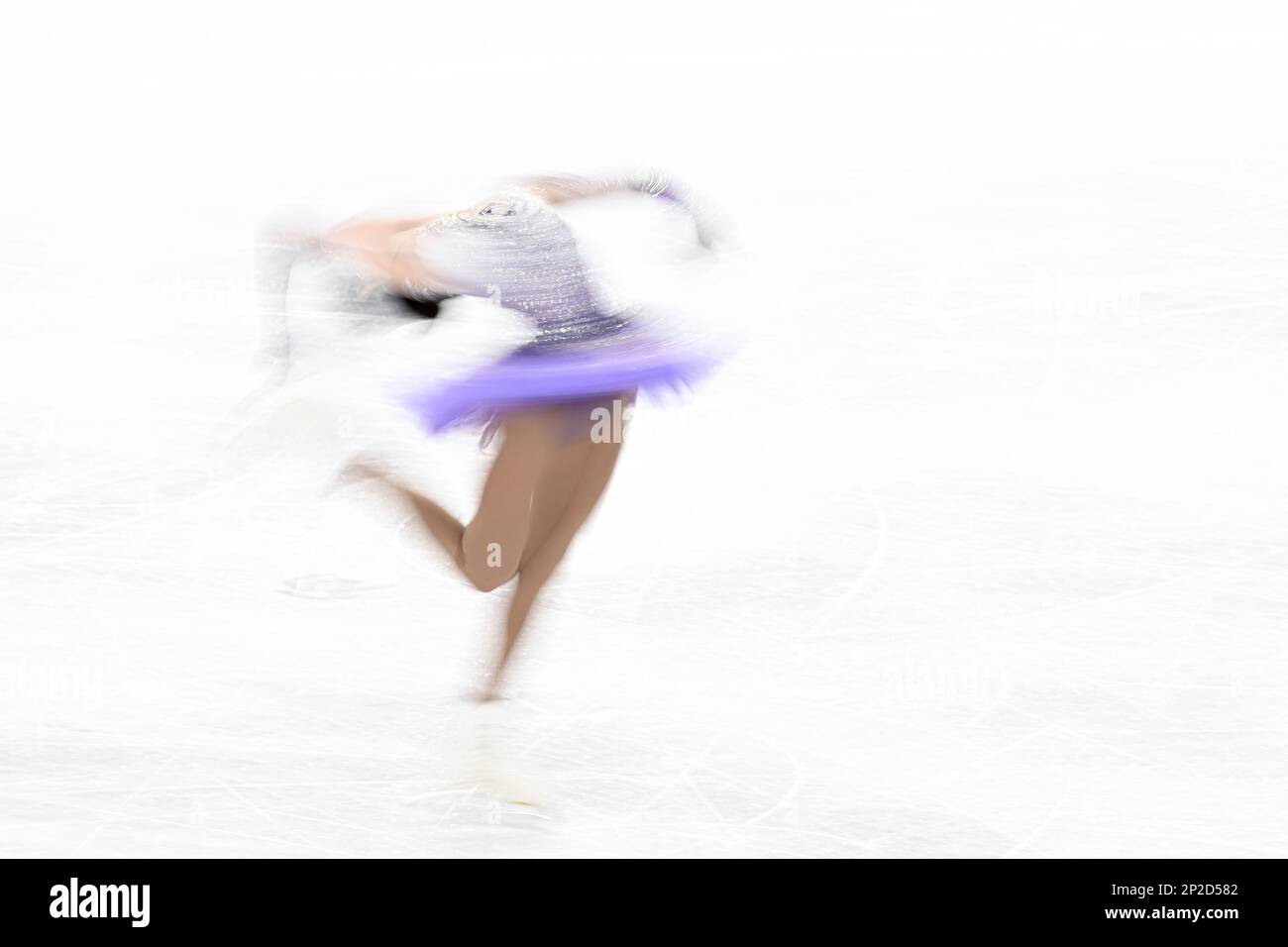 Soho LEE (USA), during Junior Women Free Skating, at the ISU World