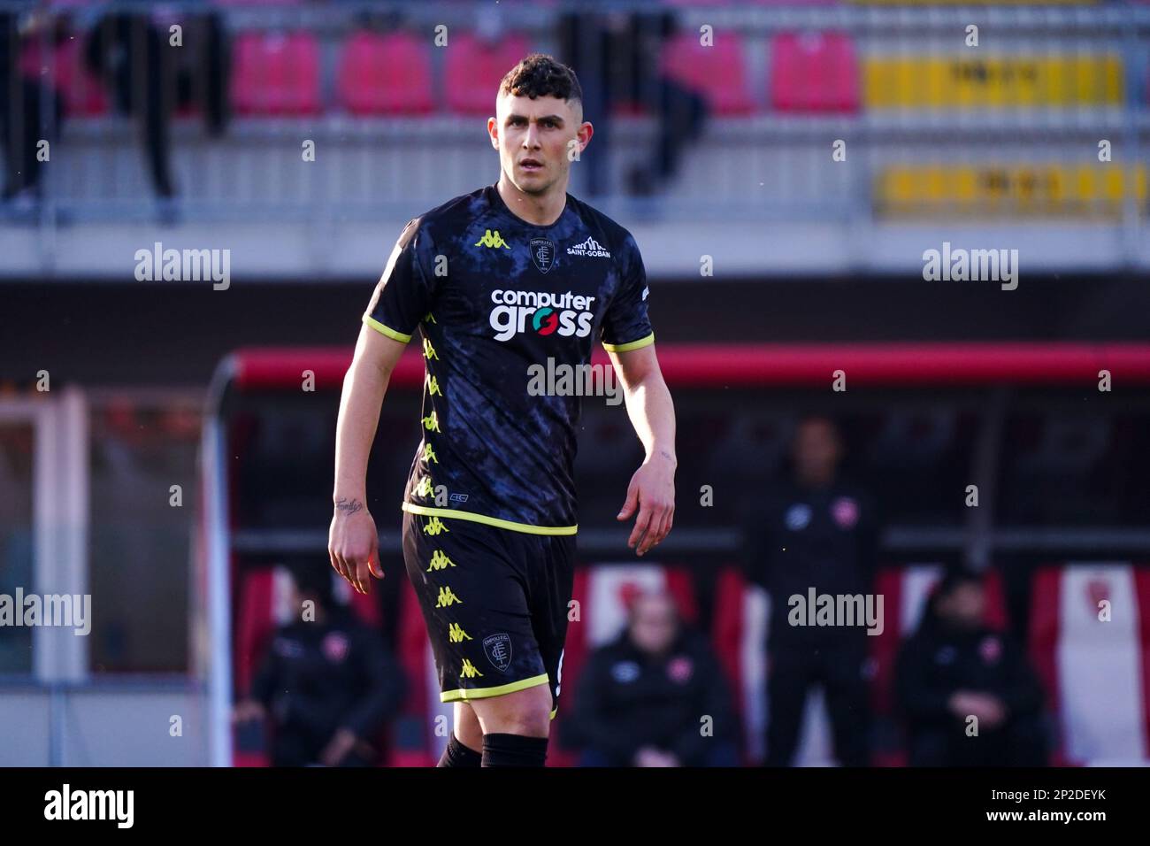 Monza, Italy. 4th Mar 2023. Martin Satriano (Empoli FC) during the Italian championship Serie A football match between AC Monza and Empoli FC on March 4, 2023 at U-Power Stadium in Monza, Italy. Photo Luca Rossini / E-Mage Credit: Luca Rossini/E-Mage/Alamy Live News Stock Photo