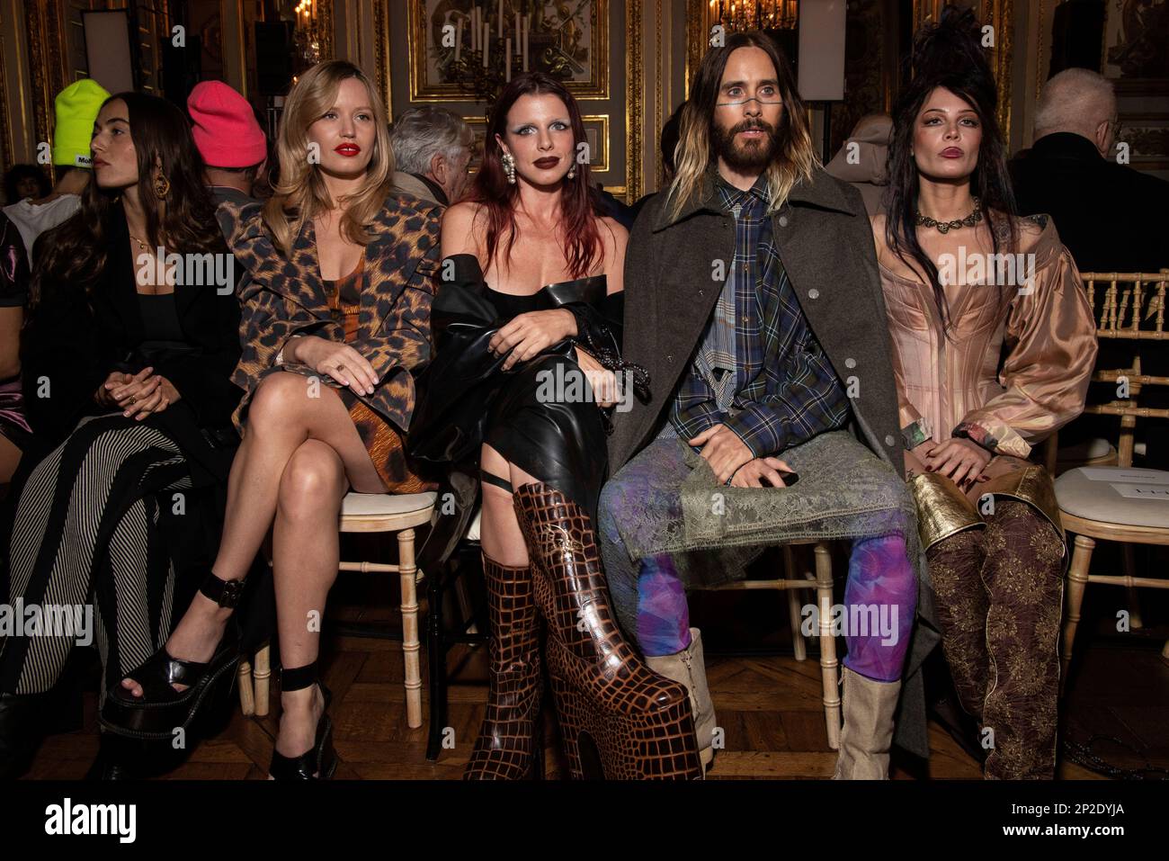 Georgia May Jagger From Left Julia Fox Jared Leto And Halsey Pose Georgia May Jagger From Left Julia Fox Jared Leto And Halsey Pose