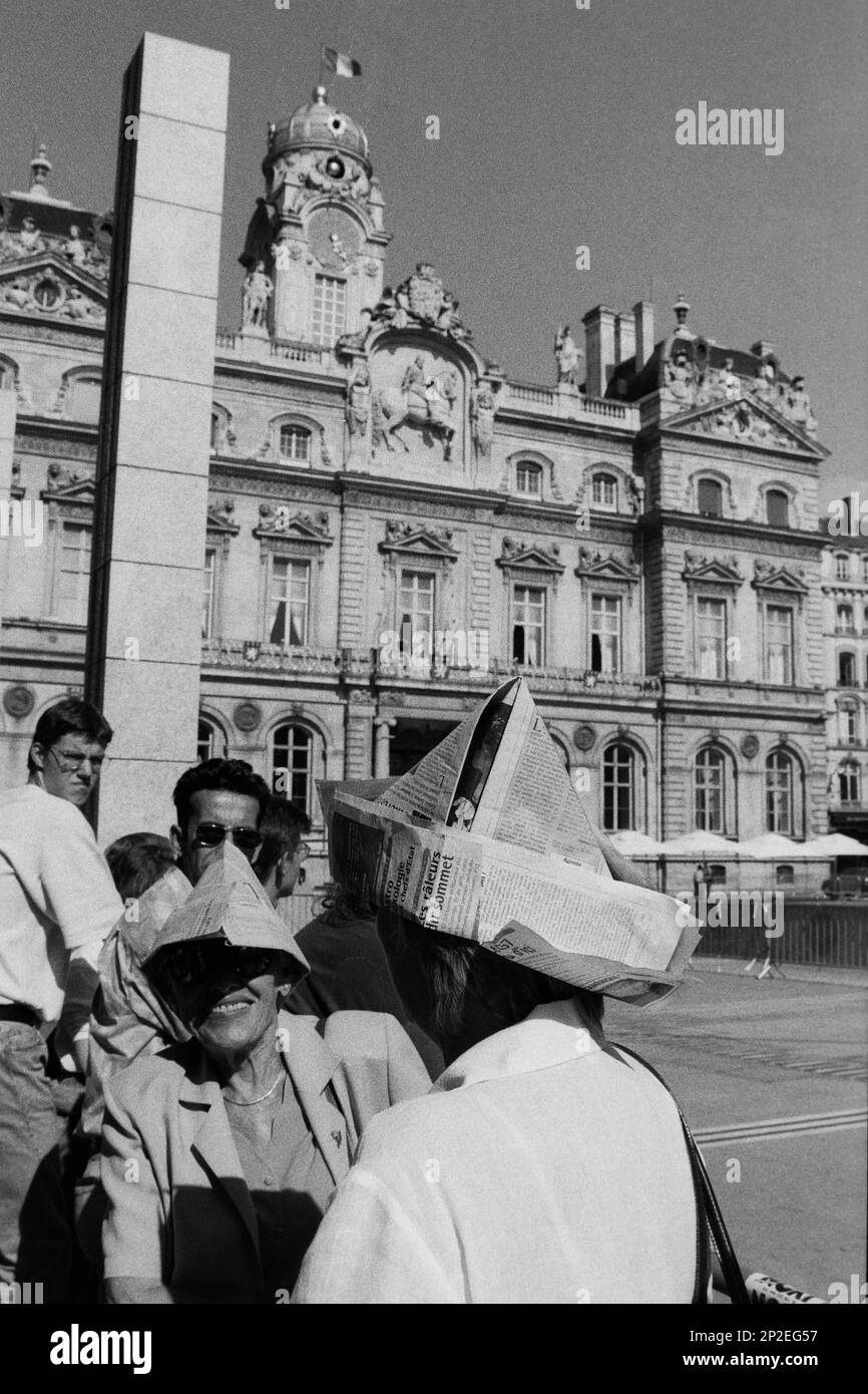 Archives 90ies G7 summit, Preparing the arrival of the Heads of States