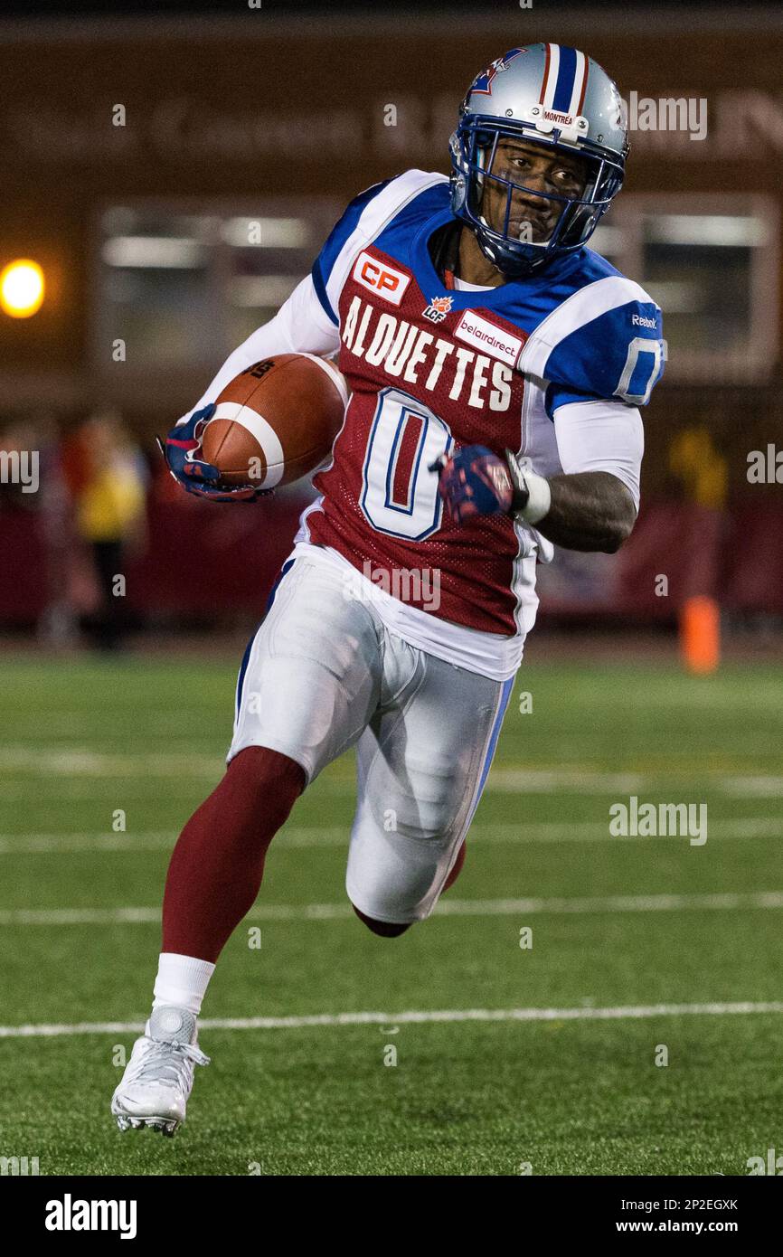 SEP 03, 2015 Montreal Alouettes running back Stefan Logan 0 runs
