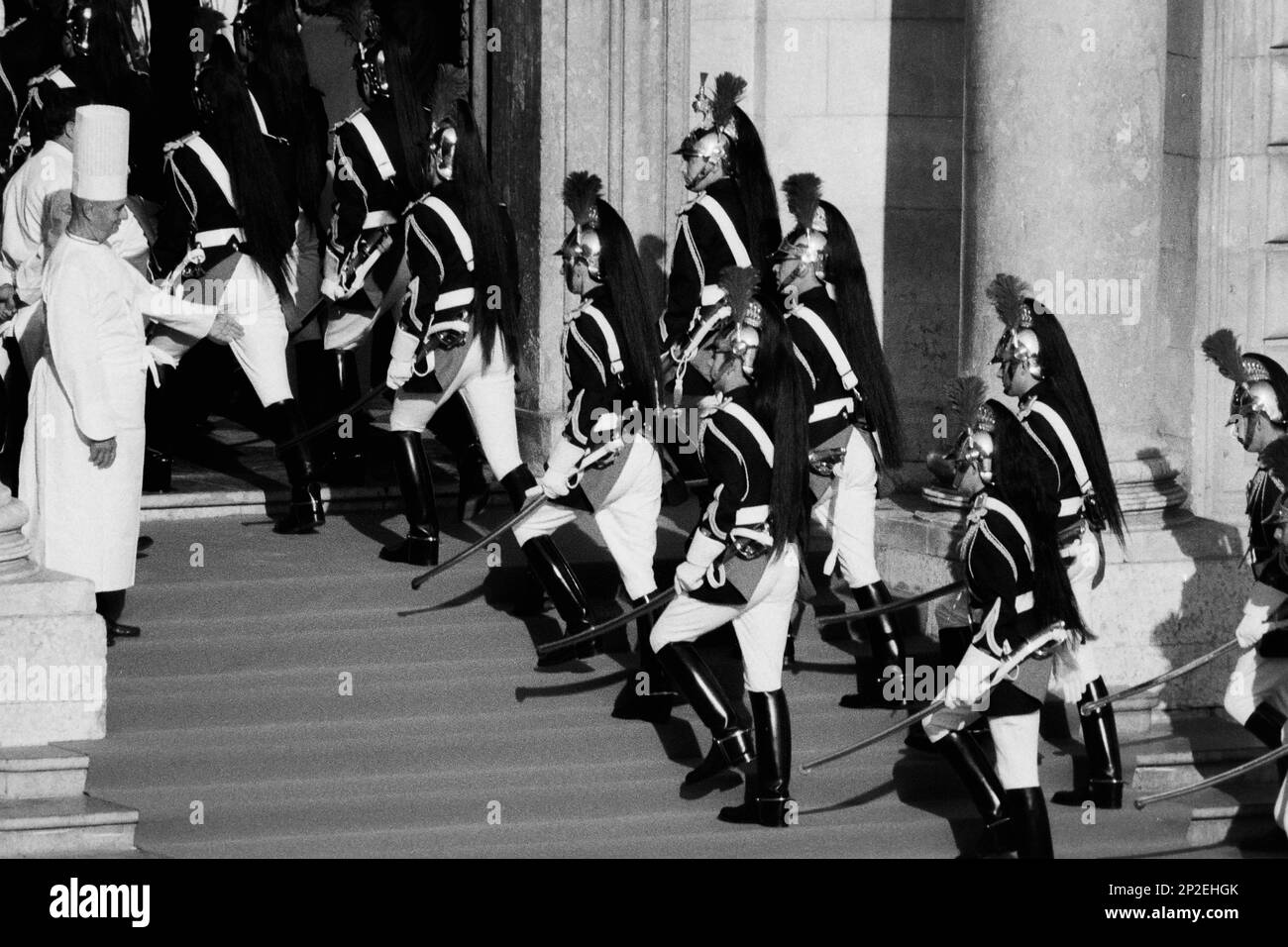 Archives 90ies G7 summit, Preparing the arrival of the Heads of States