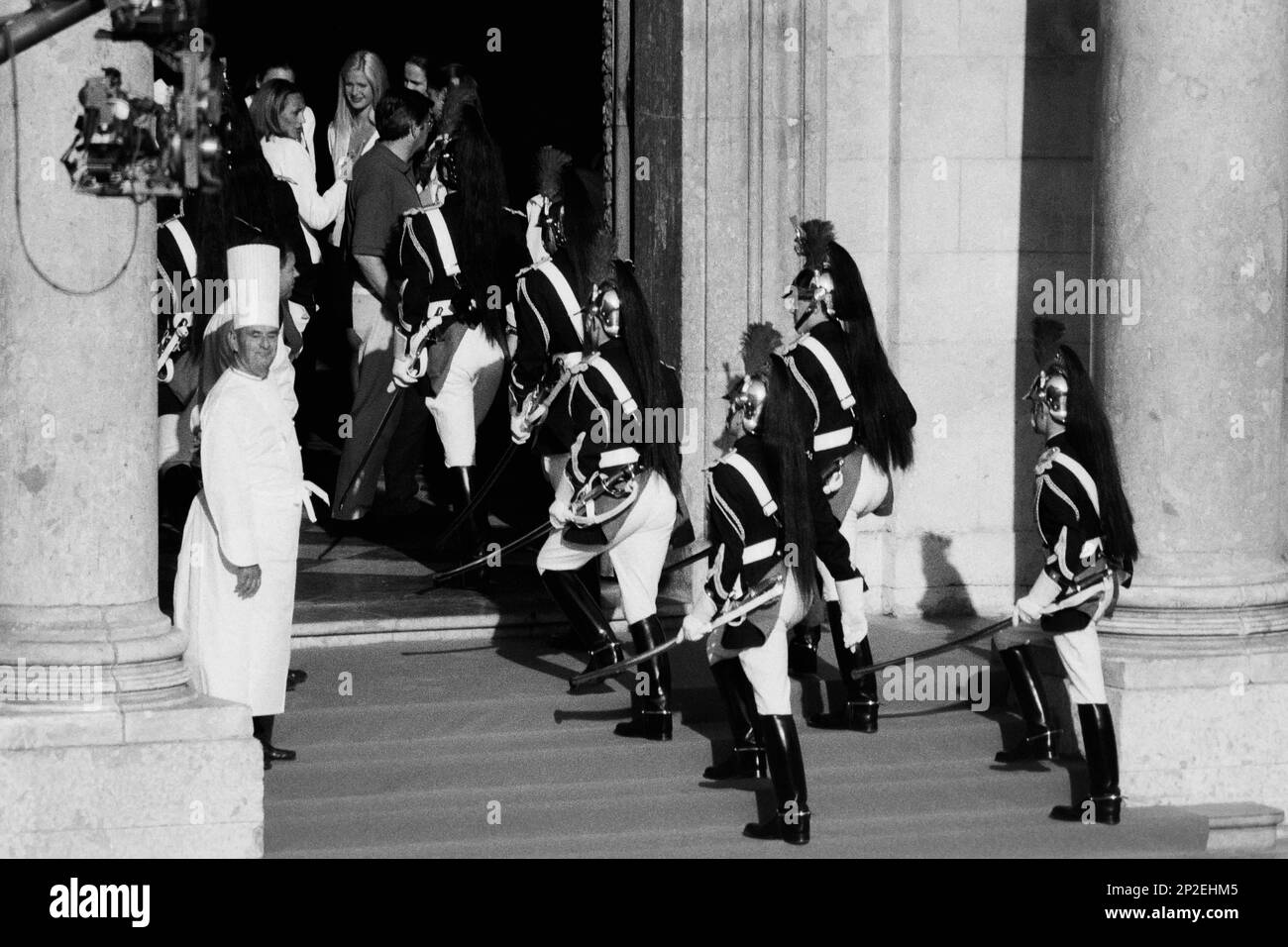 Archives 90ies G7 summit, Preparing the arrival of the Heads of States