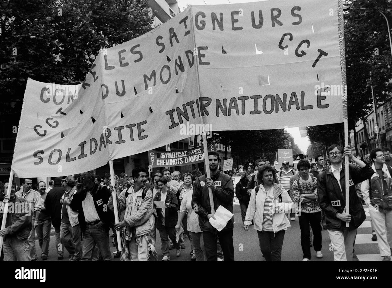 Solidarity march france Black and White Stock Photos & Images - Alamy
