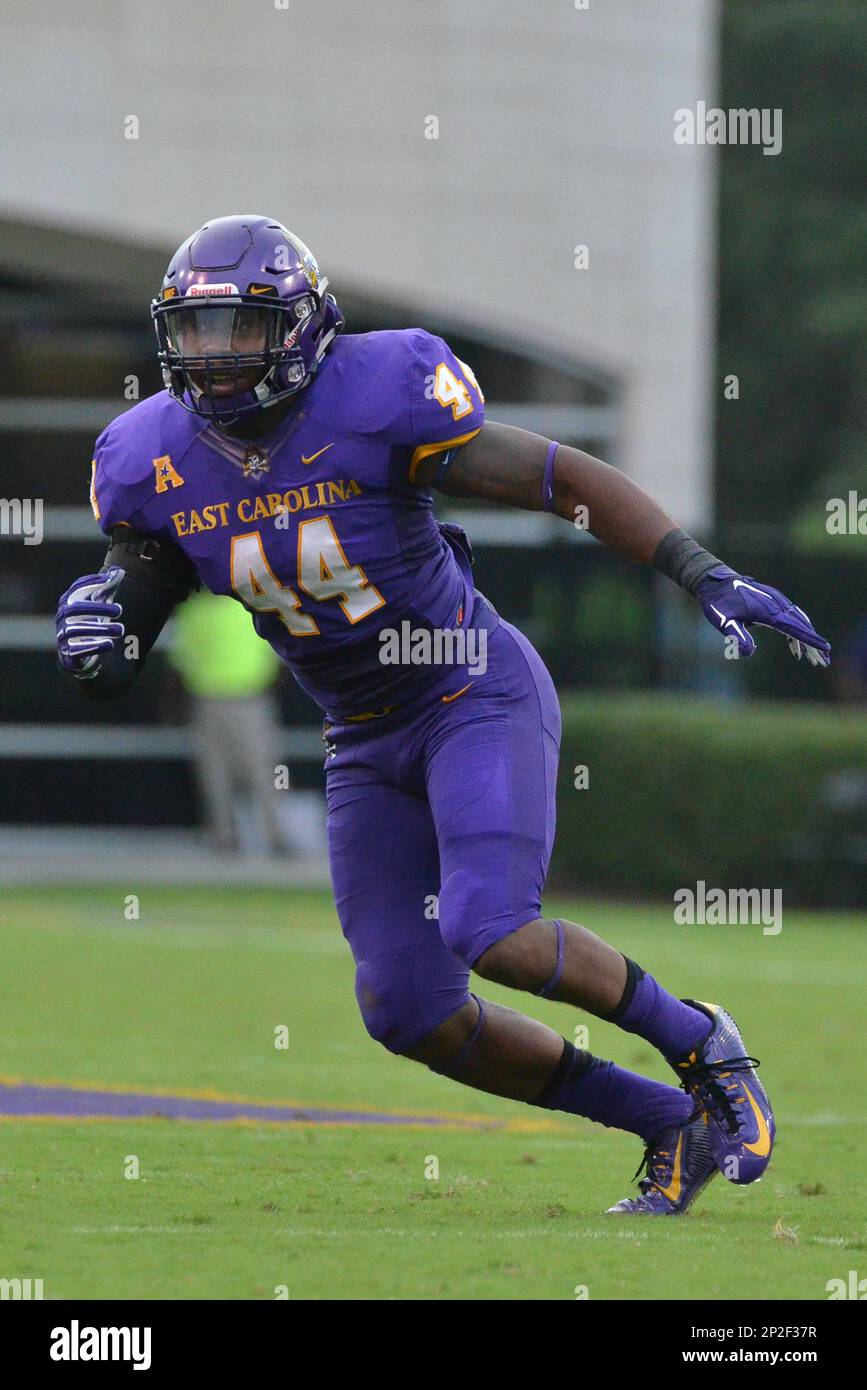 September 05, 2015: East Carolina Pirates running back Anthony Scott (3)  during the NCAA Football game between the Towson Tigers and the East  Carolina Pirates at Dowdy-Ficklen Stadium in Greenville, North Carolina. (