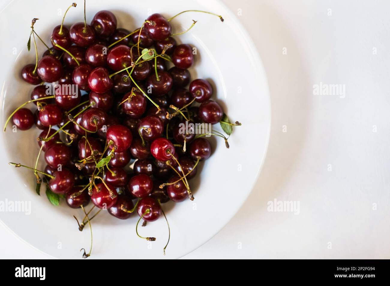 Diet healthy food vegetarian berry summer concept Stock Photo