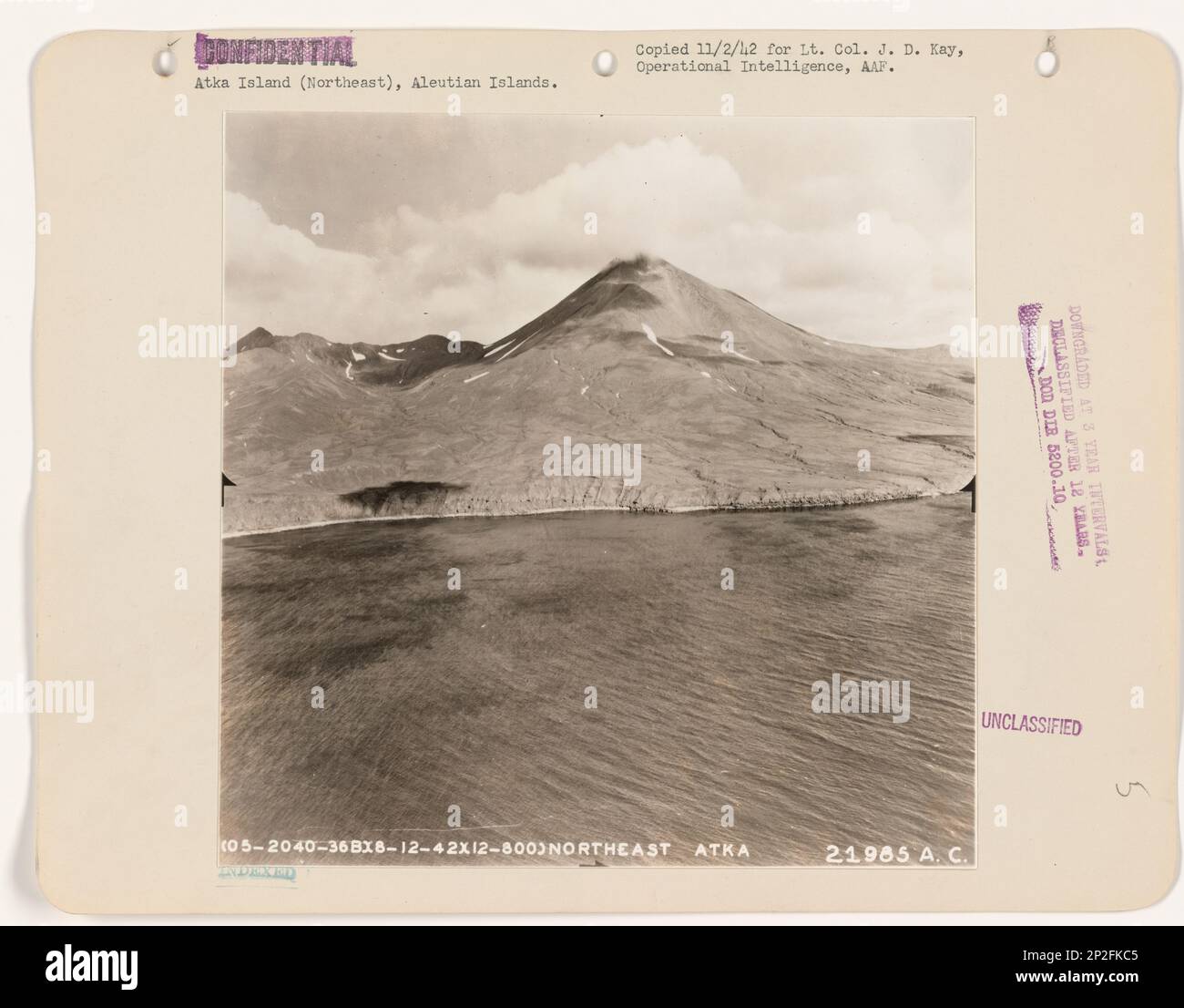 Aleutian Island Atka Island, Aerial Photograph Stock Photo Alamy