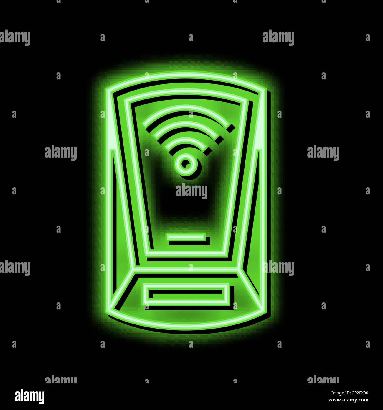 Radio scanning Stock Vector Images - Alamy