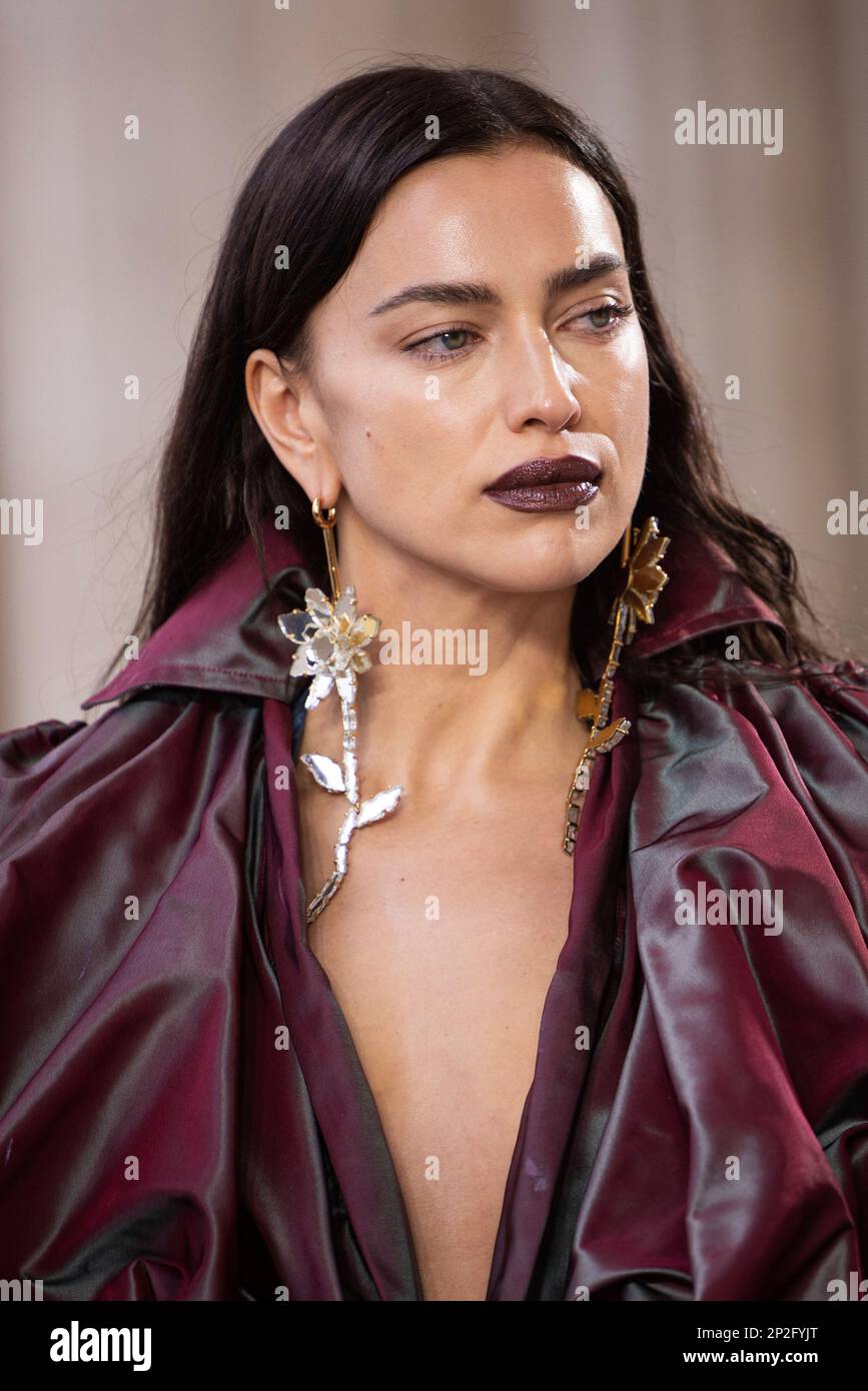 Irina Shayk wears a creation as part of the Vivienne Westwood Fall