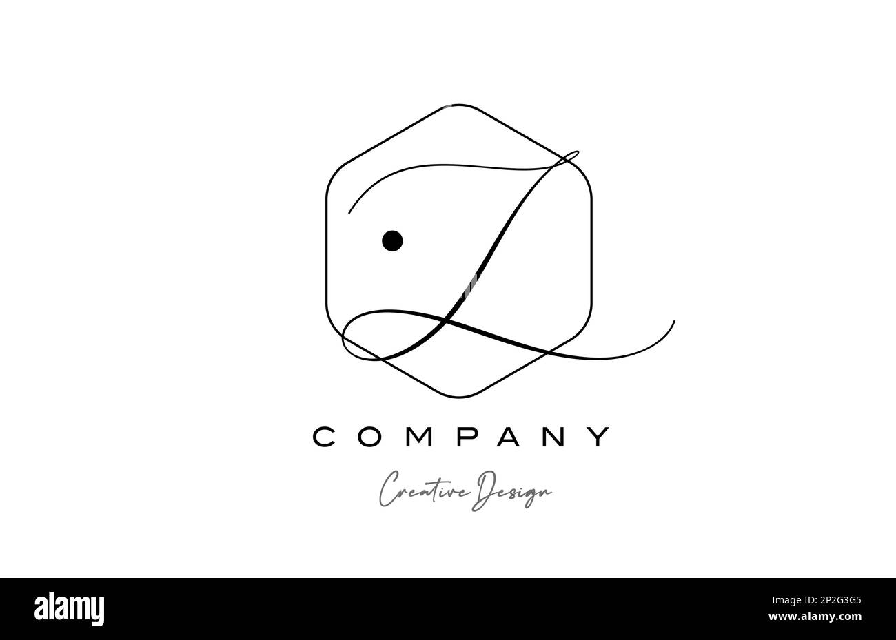 Elegant alphabet letter L logo icon design with polygon dot and black ...